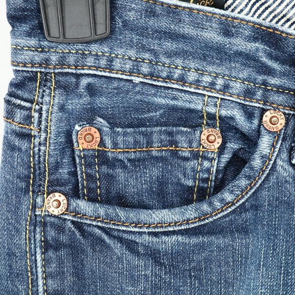 Lucky Brand Jeans Womens 27 Waist 4 Classic Cathy Crop Blue Stretch Denim - Picture 10 of 15